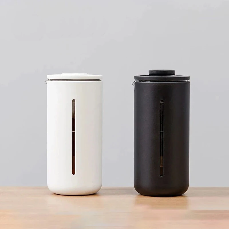 (image for) TIMEMORE U French Press Coffee Maker 450ML Hand Filter Coffee Maker Tea Maker French Thermal Glass Hand Filter Coffee Pot